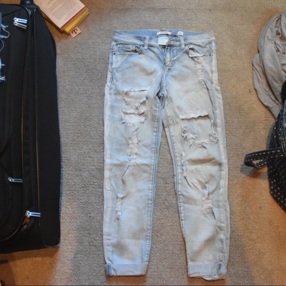 SP BLACK distressed jeans